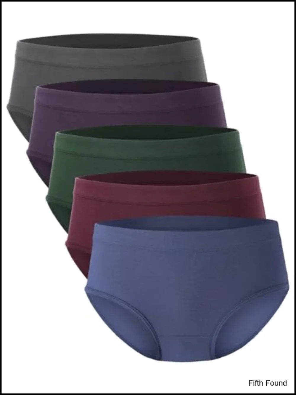 Soft Bamboo Viscose Moisture-Wicking Briefs, 5-Pack